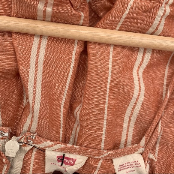 $69.50 LEVI'S WOMENS BRICK STRIPED RORI ROMPER SIZE SMALL - Picture 6 of 6